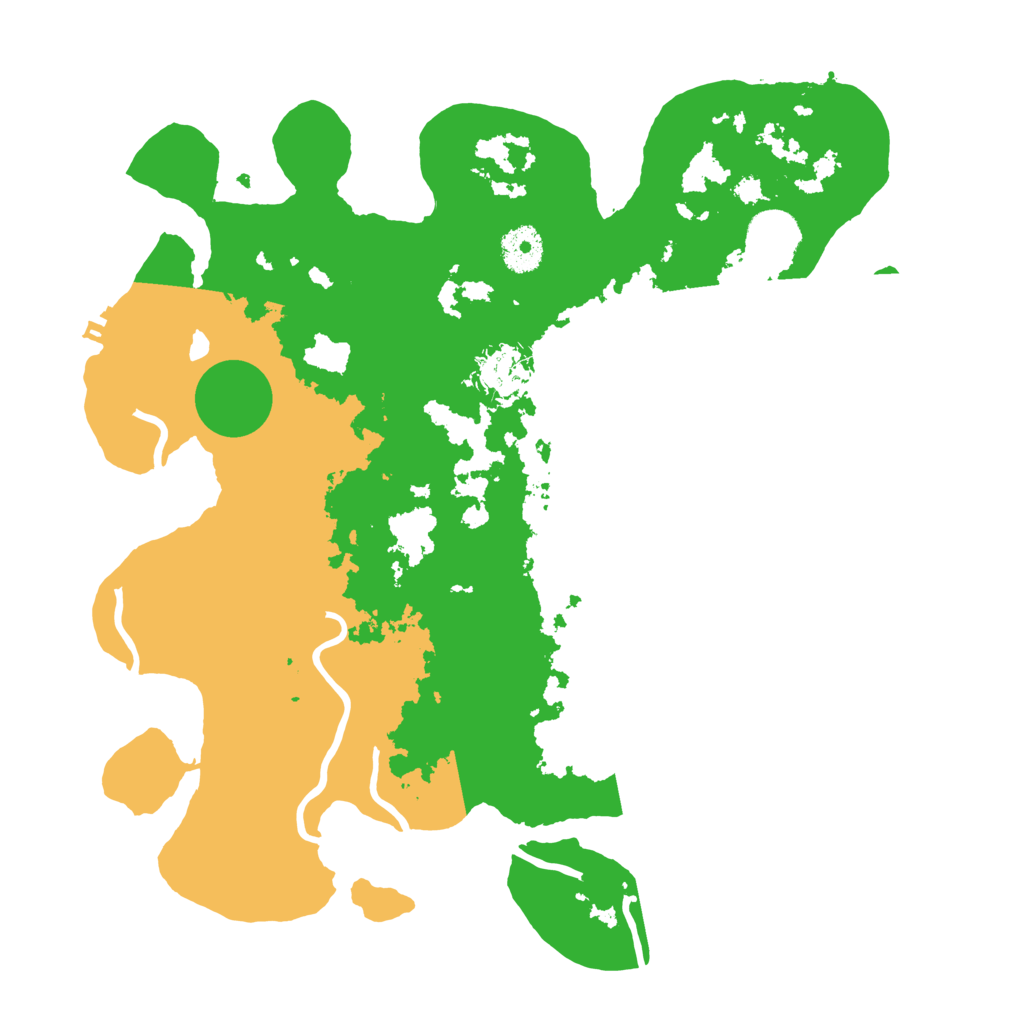 Biome Rust Map: Procedural Map, Size: 3500, Seed: 2090090107