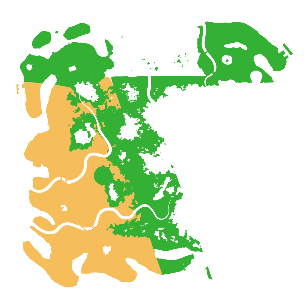 Biome Rust Map: Procedural Map, Size: 4500, Seed: 5965741