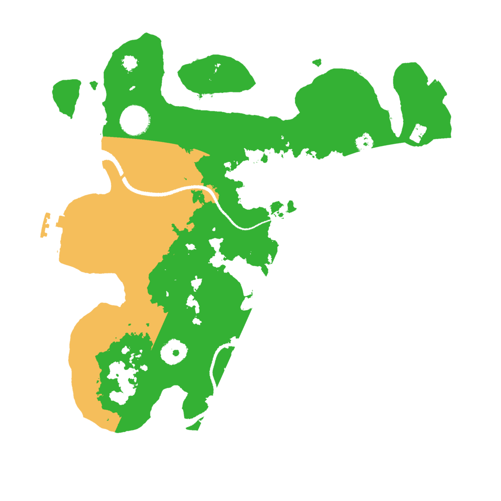 Biome Rust Map: Procedural Map, Size: 3000, Seed: 43765