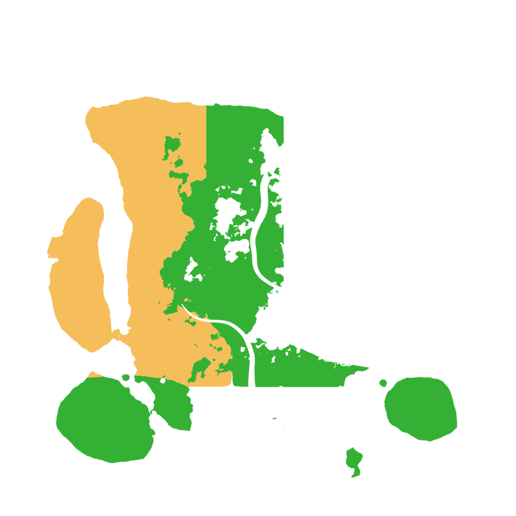 Biome Rust Map: Procedural Map, Size: 2800, Seed: 2184