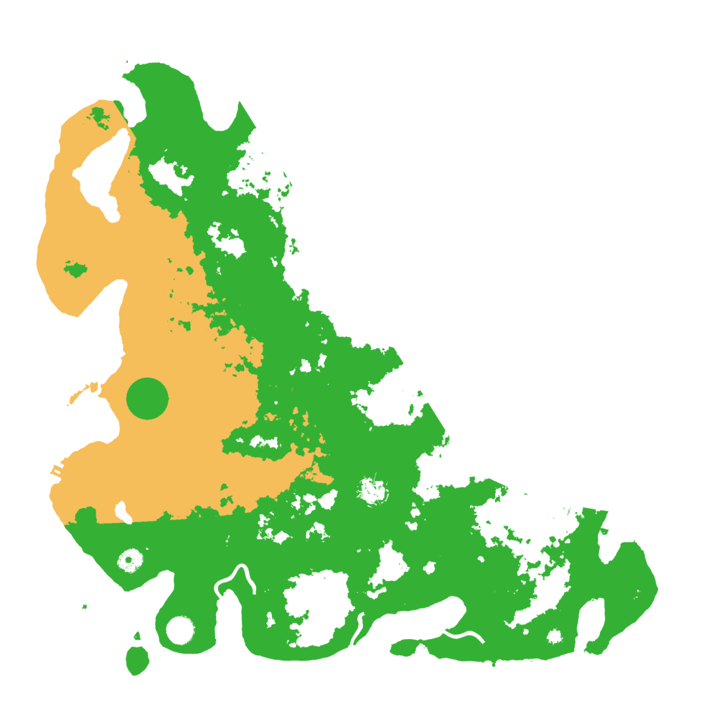 Biome Rust Map: Procedural Map, Size: 4500, Seed: 1408311377