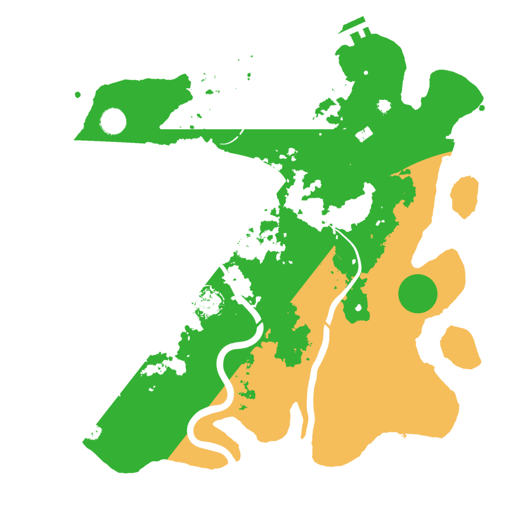 Biome Rust Map: Procedural Map, Size: 3500, Seed: 82113070