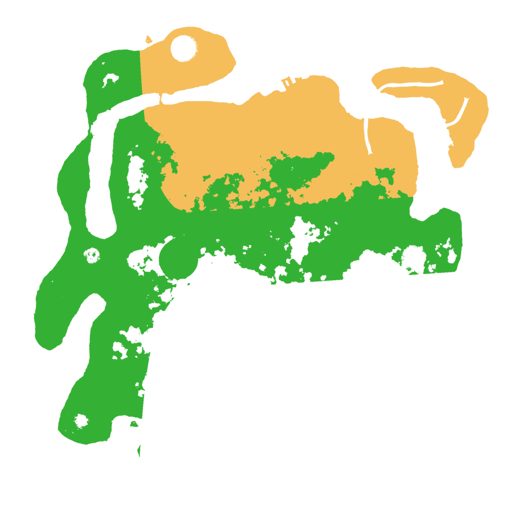 Biome Rust Map: Procedural Map, Size: 3500, Seed: 57582850