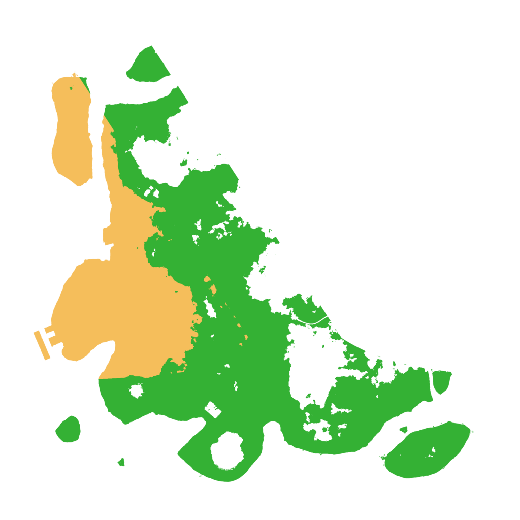 Biome Rust Map: Procedural Map, Size: 3500, Seed: 39016623