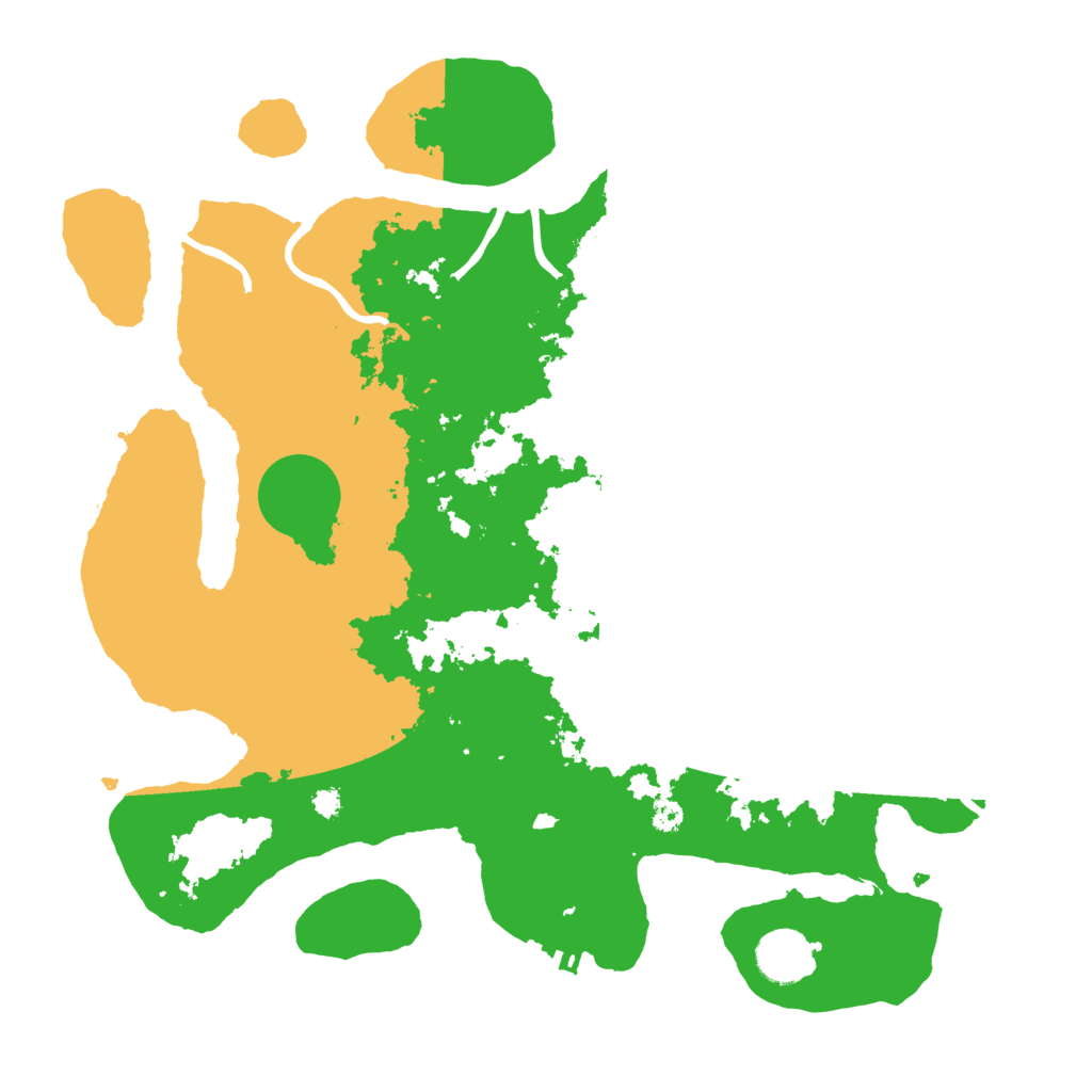 Biome Rust Map: Procedural Map, Size: 3500, Seed: 20057210