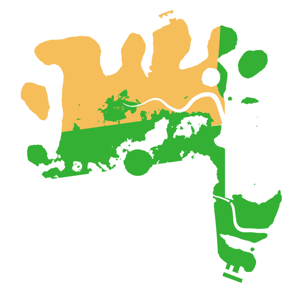 Biome Rust Map: Procedural Map, Size: 3000, Seed: 691534109