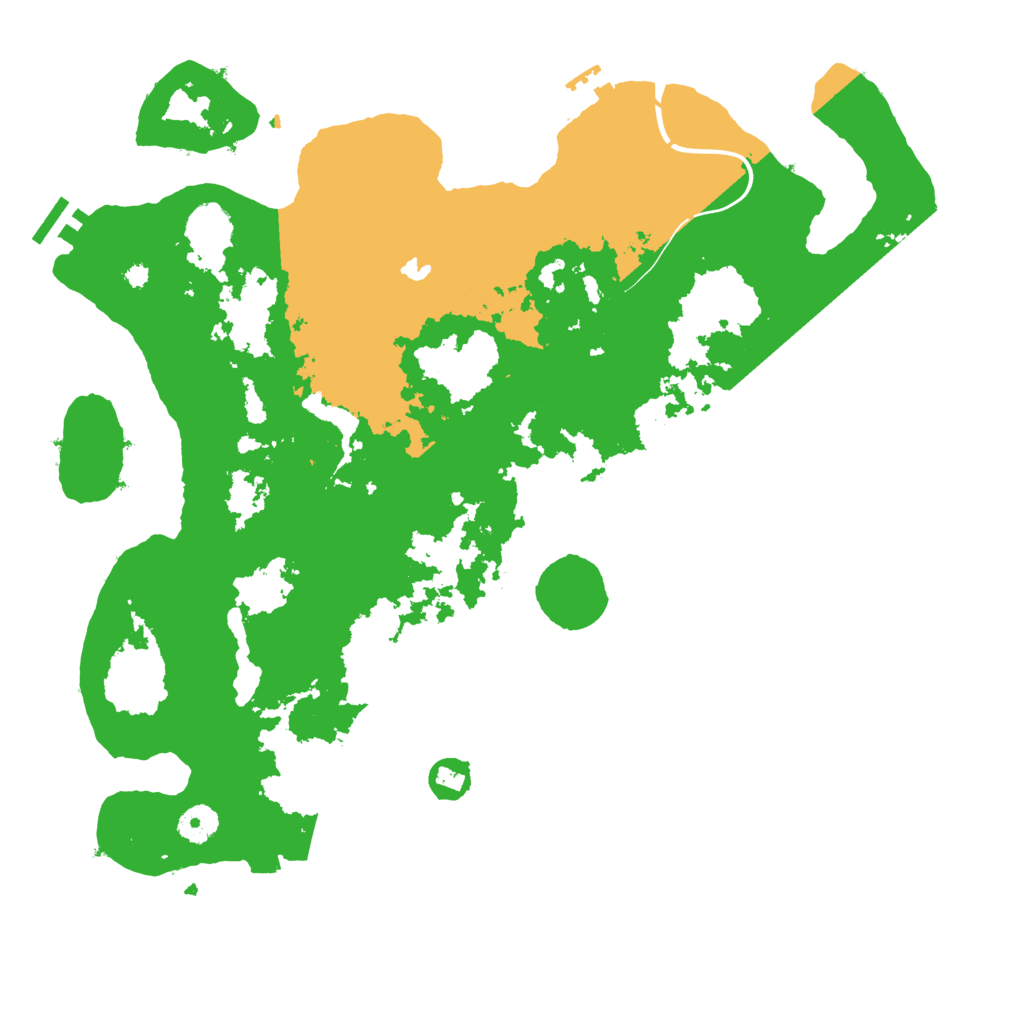 Biome Rust Map: Procedural Map, Size: 4000, Seed: 652587