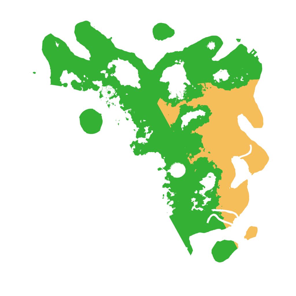 Biome Rust Map: Procedural Map, Size: 3500, Seed: 53257467