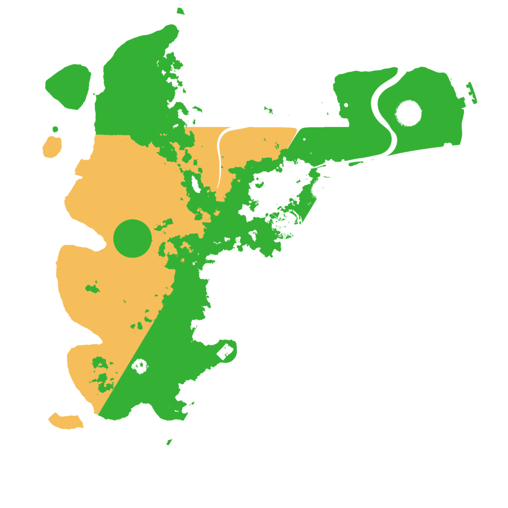 Biome Rust Map: Procedural Map, Size: 3500, Seed: 22948293