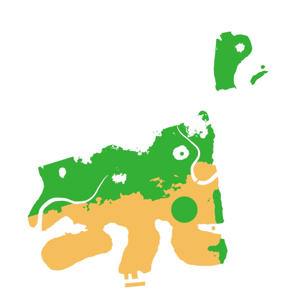 Biome Rust Map: Procedural Map, Size: 3000, Seed: 1341827974