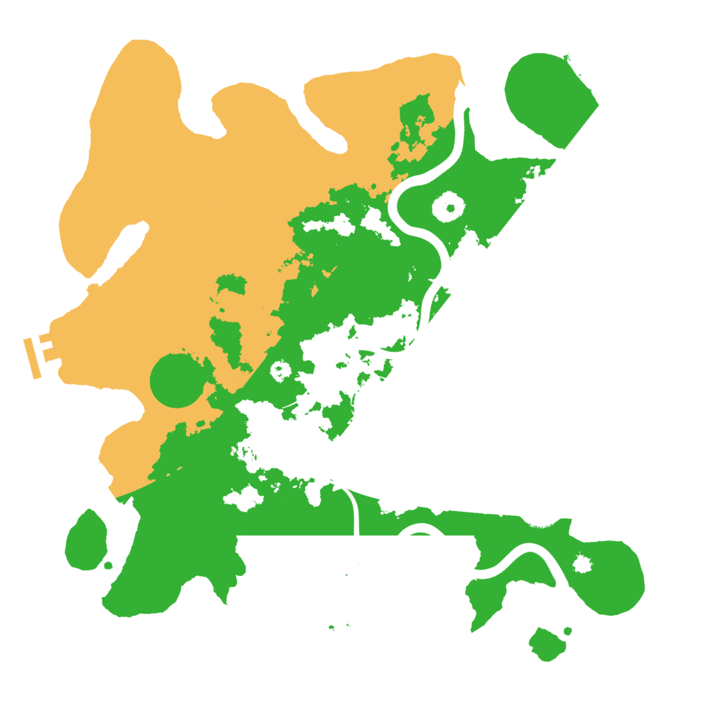 Biome Rust Map: Procedural Map, Size: 3500, Seed: 435738167