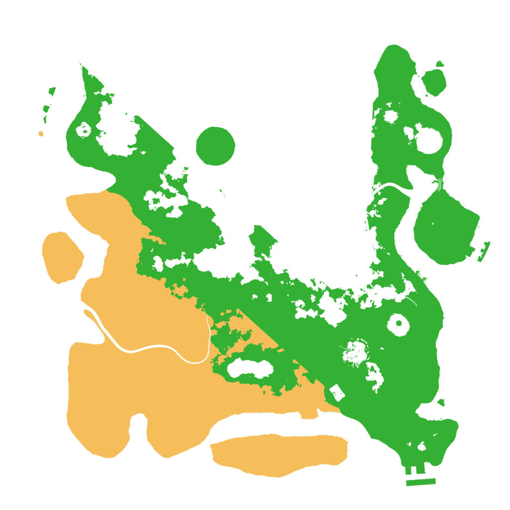 Biome Rust Map: Procedural Map, Size: 3500, Seed: 68273630