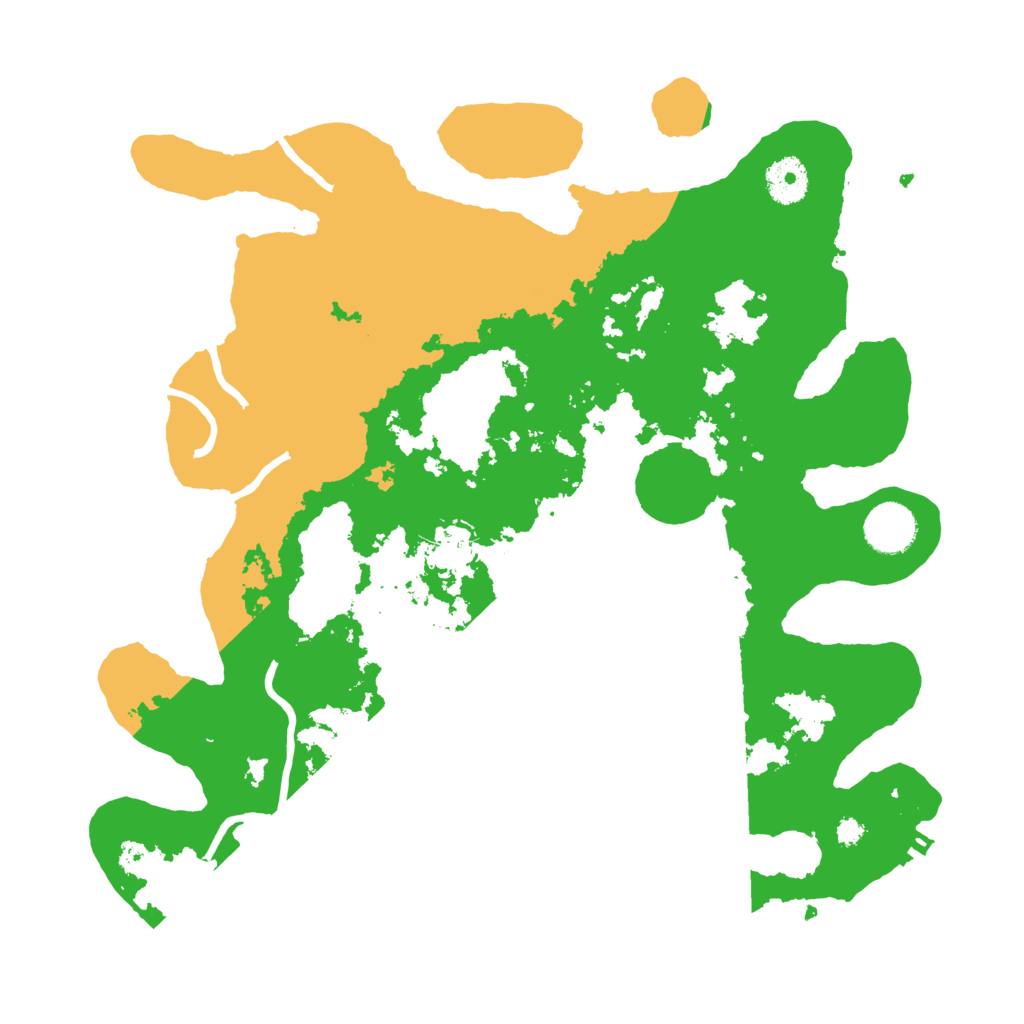 Biome Rust Map: Procedural Map, Size: 3500, Seed: 44290997