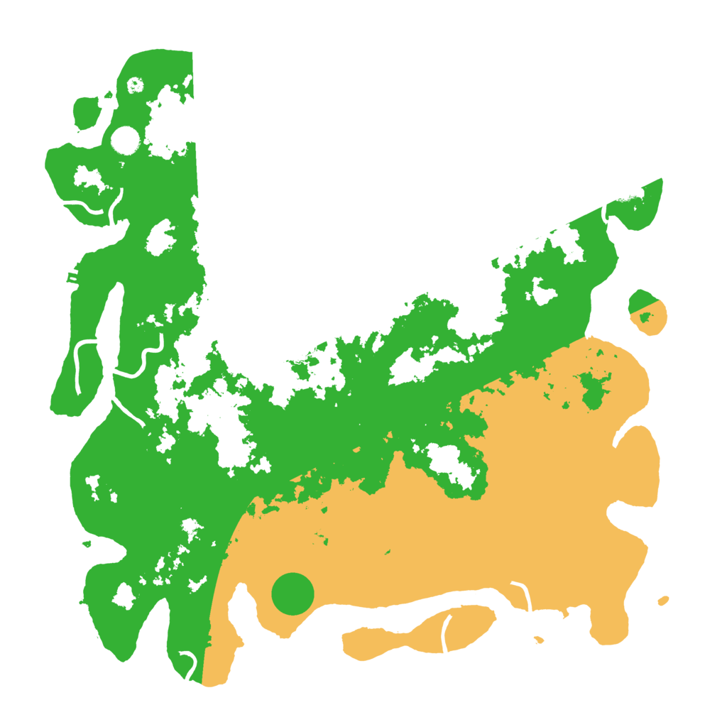 Biome Rust Map: Procedural Map, Size: 4500, Seed: 1350482190