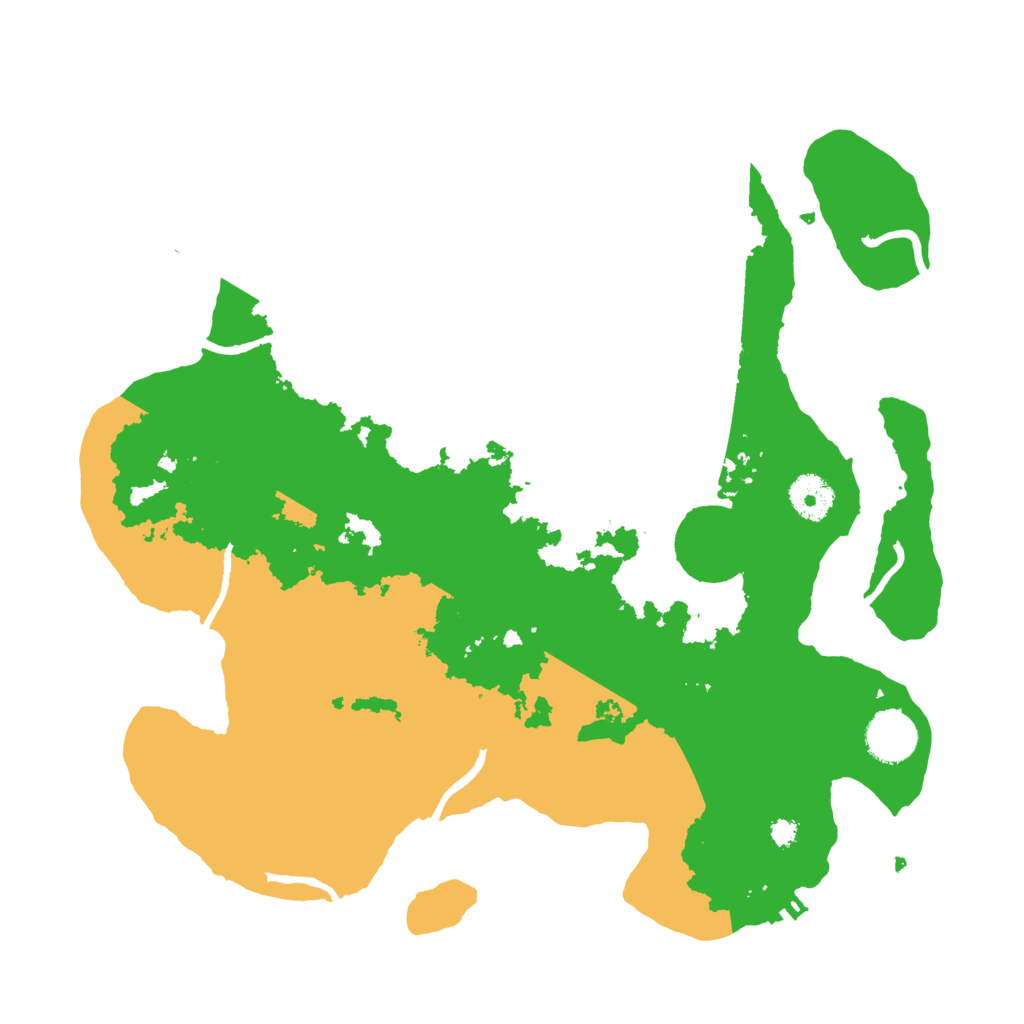Biome Rust Map: Procedural Map, Size: 3500, Seed: 53824638