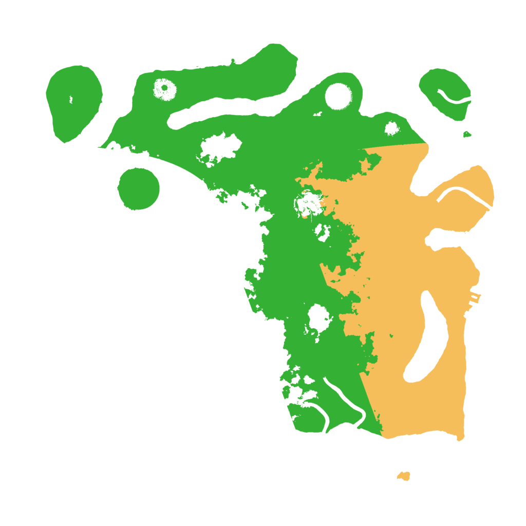 Biome Rust Map: Procedural Map, Size: 3500, Seed: 1012410