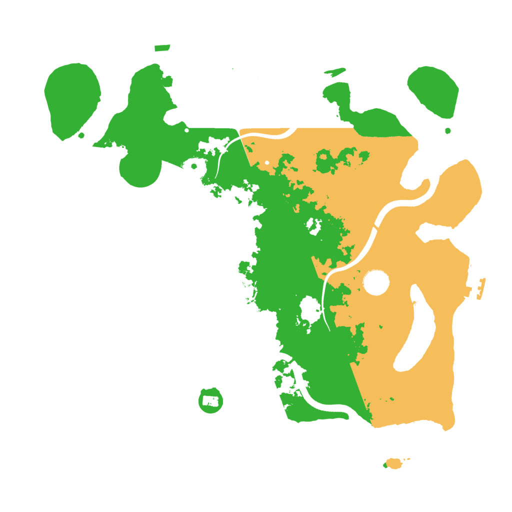 Biome Rust Map: Procedural Map, Size: 3500, Seed: 1012410