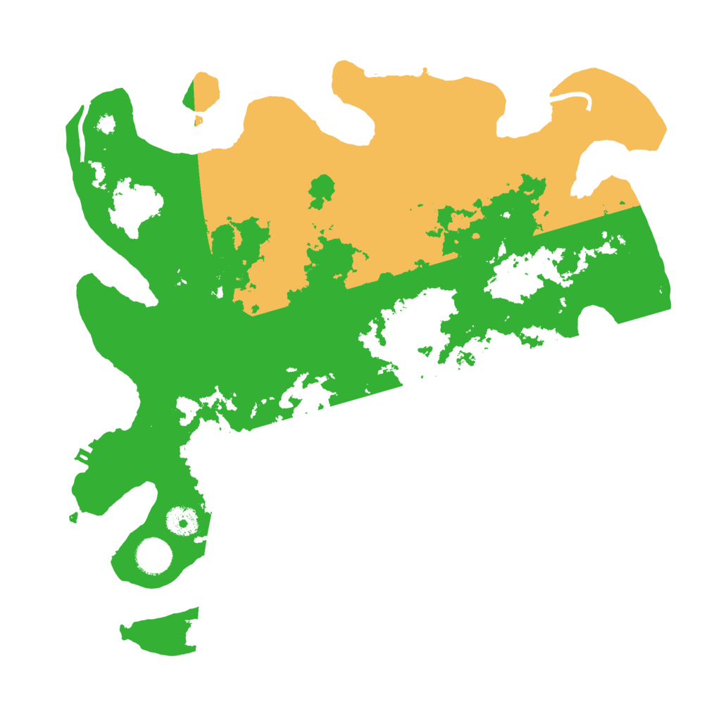 Biome Rust Map: Procedural Map, Size: 3500, Seed: 24682238