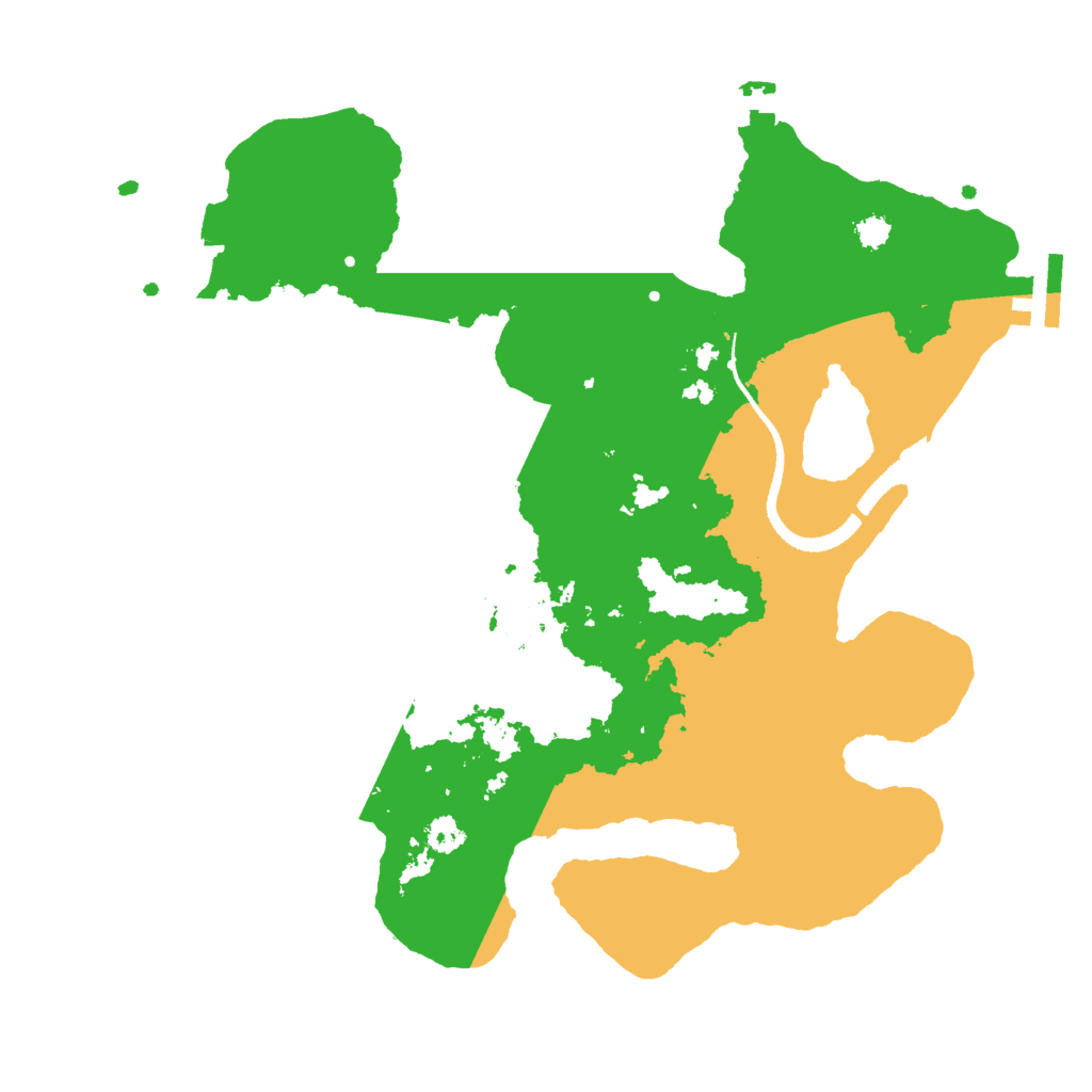 Biome Rust Map: Procedural Map, Size: 3000, Seed: 491173328