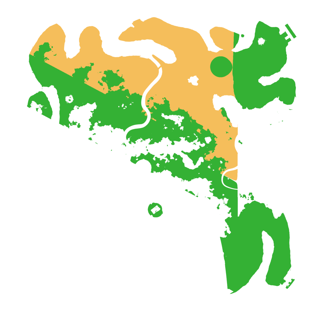 Biome Rust Map: Procedural Map, Size: 4000, Seed: 845412127