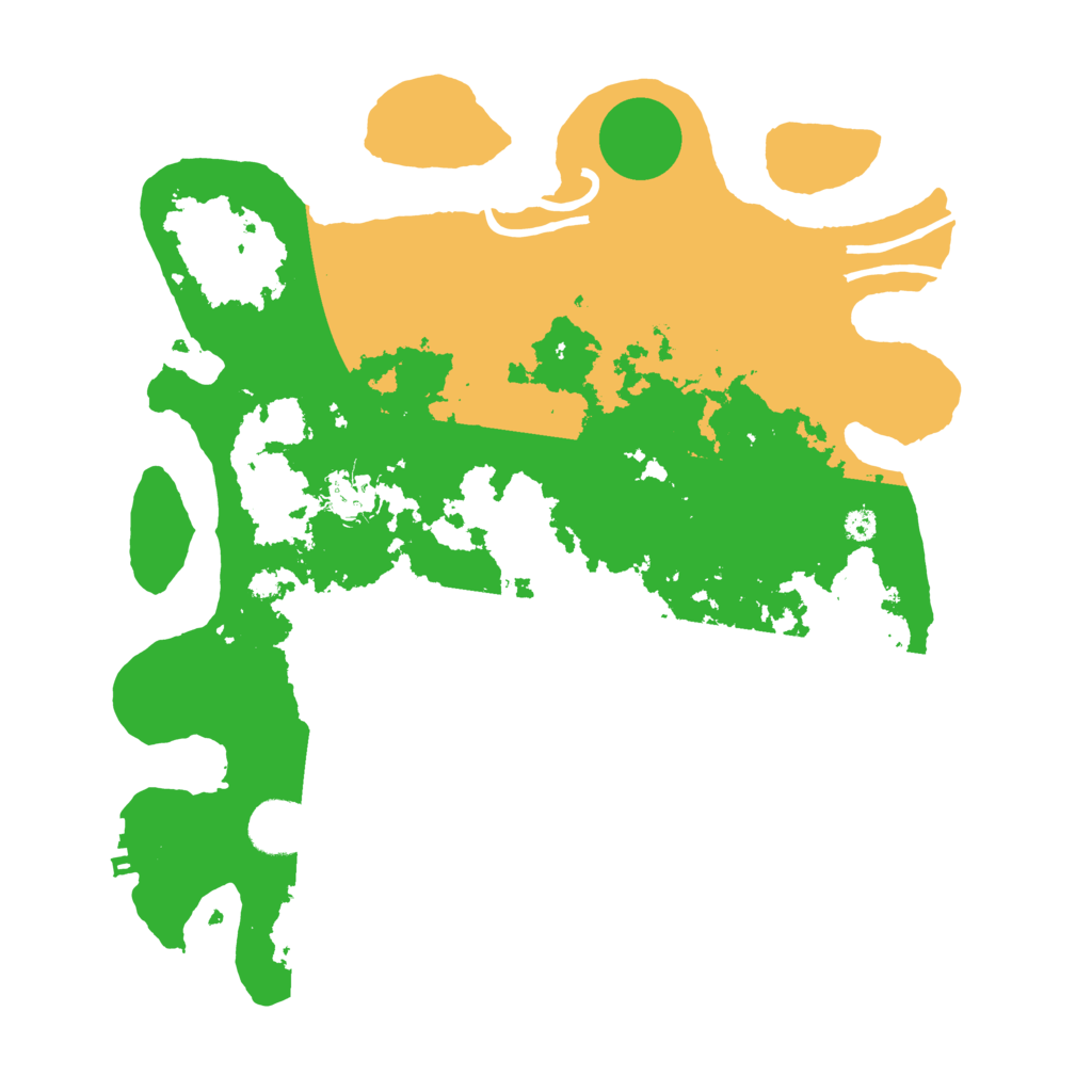 Biome Rust Map: Procedural Map, Size: 3500, Seed: 57830404