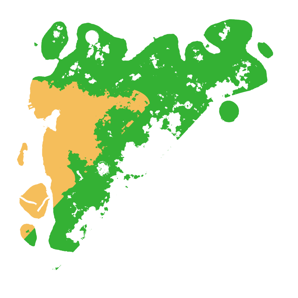 Biome Rust Map: Procedural Map, Size: 4000, Seed: 24386013