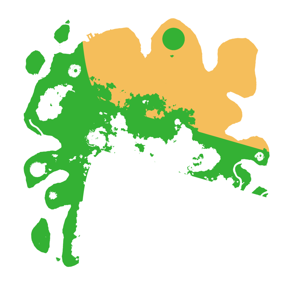 Biome Rust Map: Procedural Map, Size: 3500, Seed: 29352471