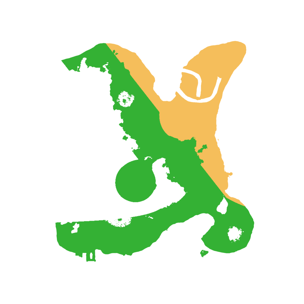 Biome Rust Map: Procedural Map, Size: 2000, Seed: 1405506405
