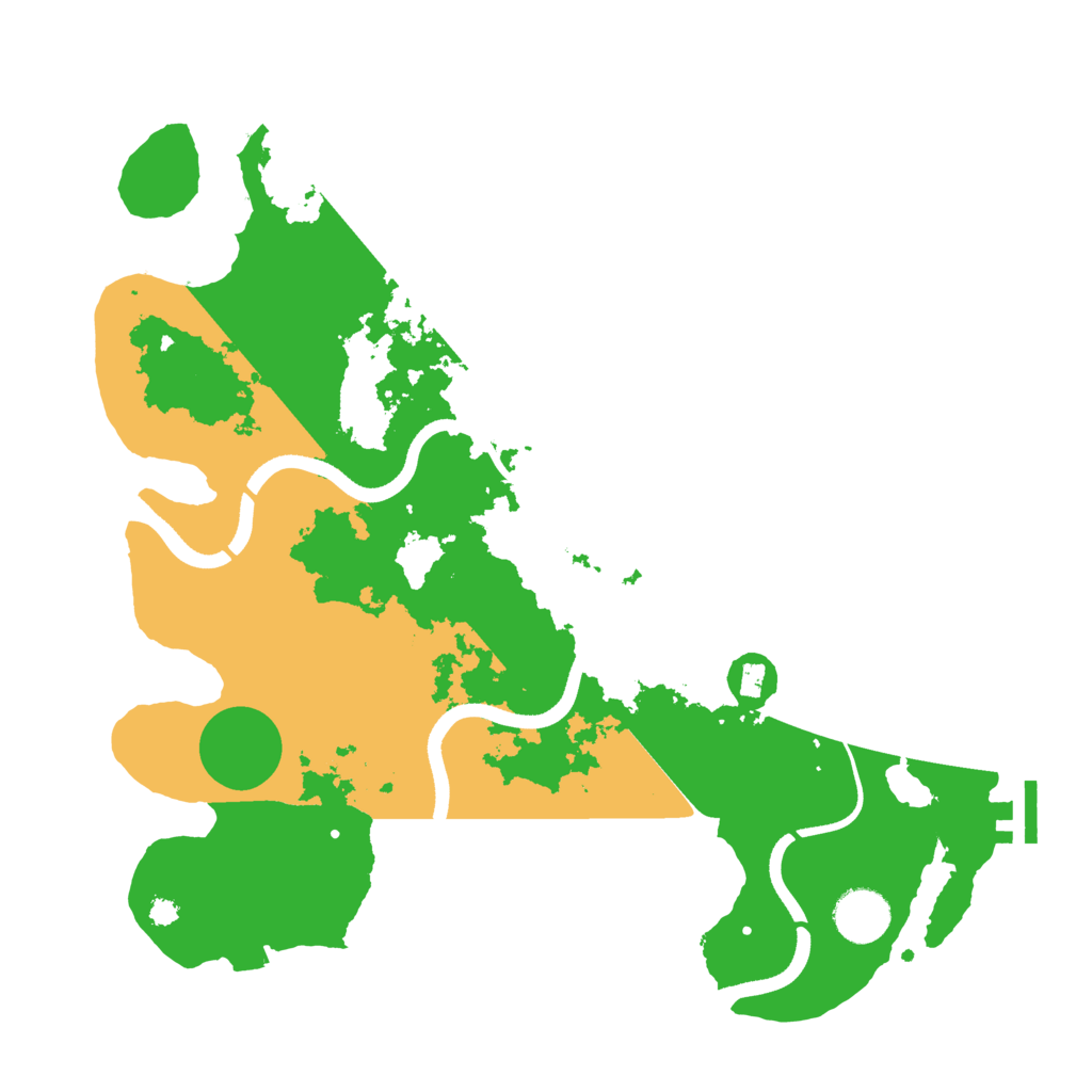Biome Rust Map: Procedural Map, Size: 3500, Seed: 1983522384