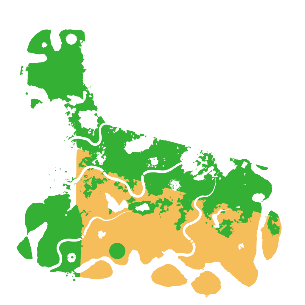 Biome Rust Map: Procedural Map, Size: 5000, Seed: 603042418
