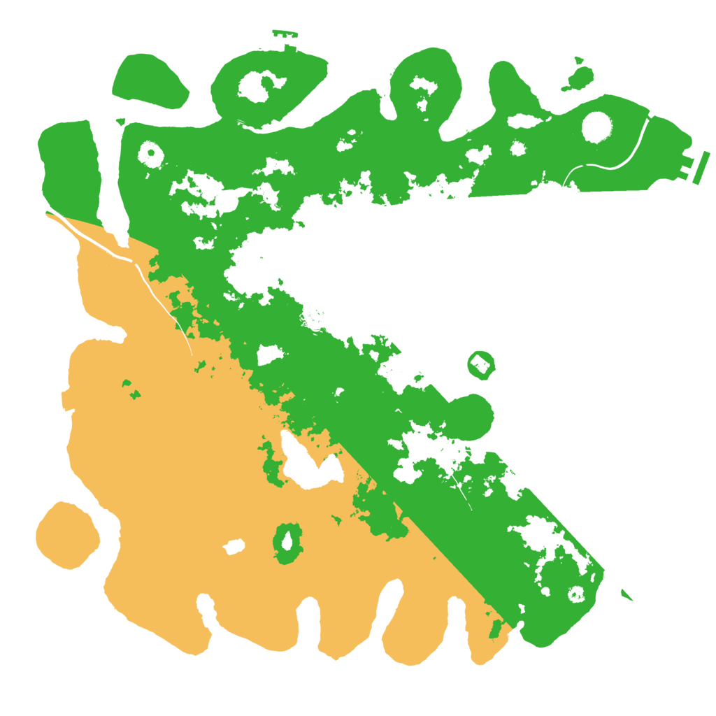 Biome Rust Map: Procedural Map, Size: 4250, Seed: 2140385758