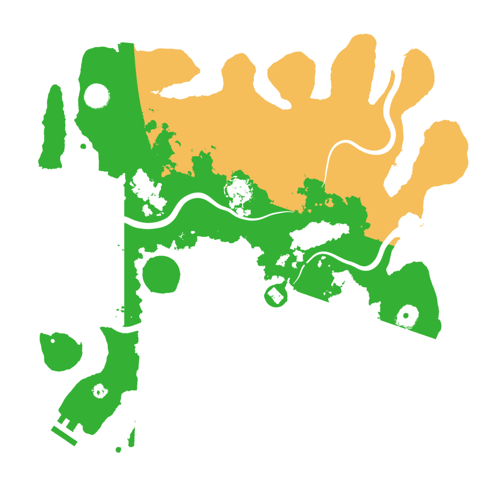 Biome Rust Map: Procedural Map, Size: 3500, Seed: 27364161