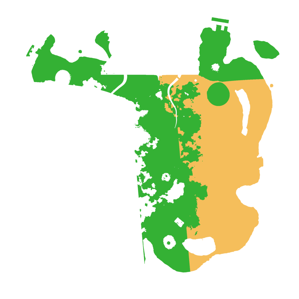 Biome Rust Map: Procedural Map, Size: 3500, Seed: 569005255