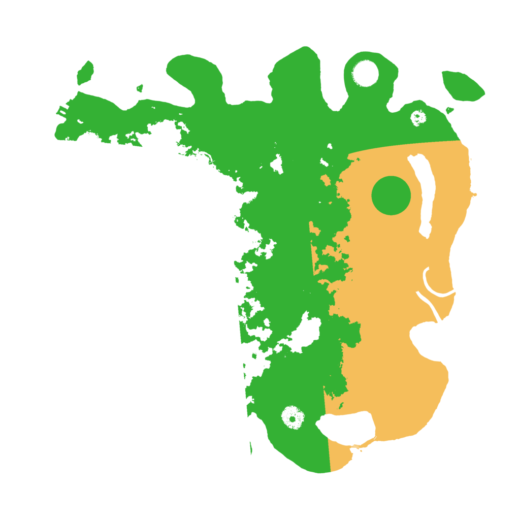 Biome Rust Map: Procedural Map, Size: 3500, Seed: 569005255