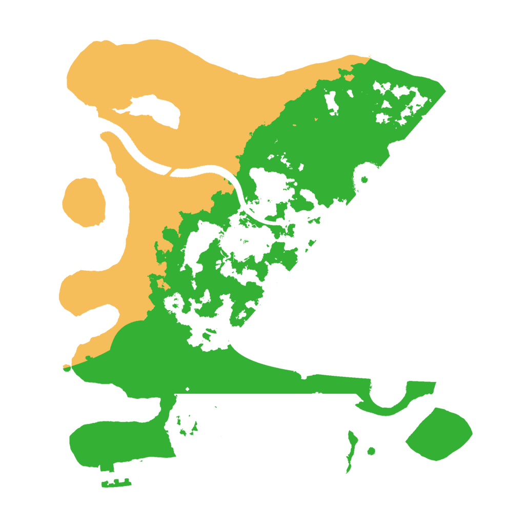 Biome Rust Map: Procedural Map, Size: 2700, Seed: 695802077