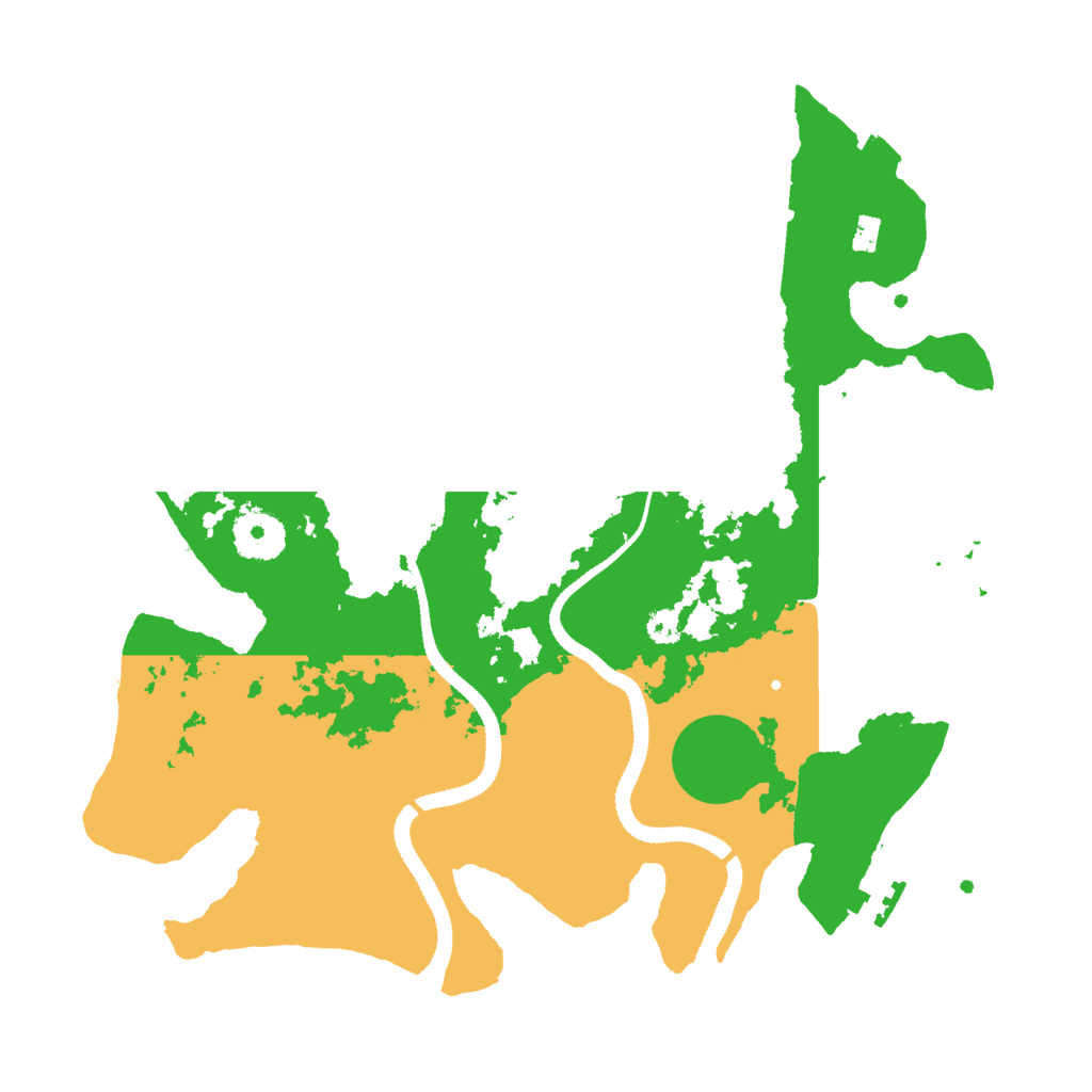 Biome Rust Map: Procedural Map, Size: 3250, Seed: 103670149