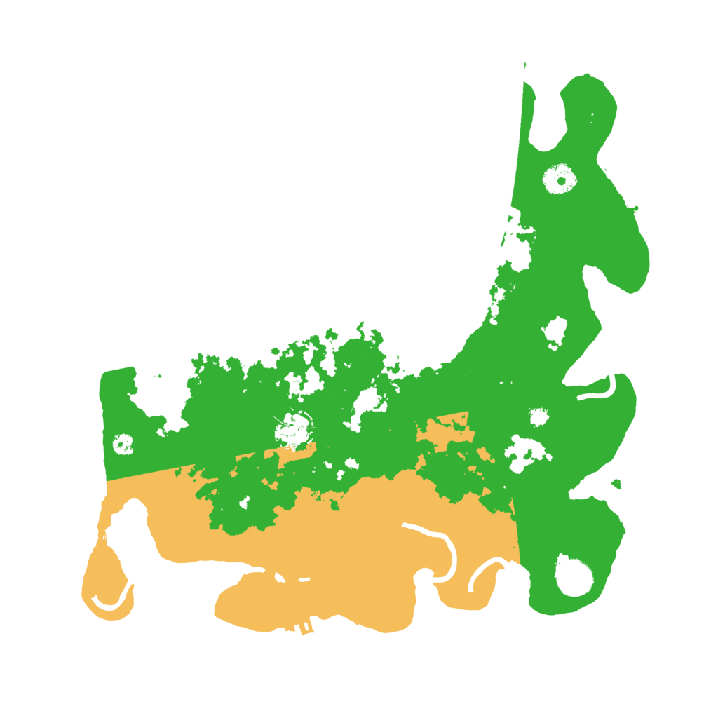 Biome Rust Map: Procedural Map, Size: 3500, Seed: 1657616329