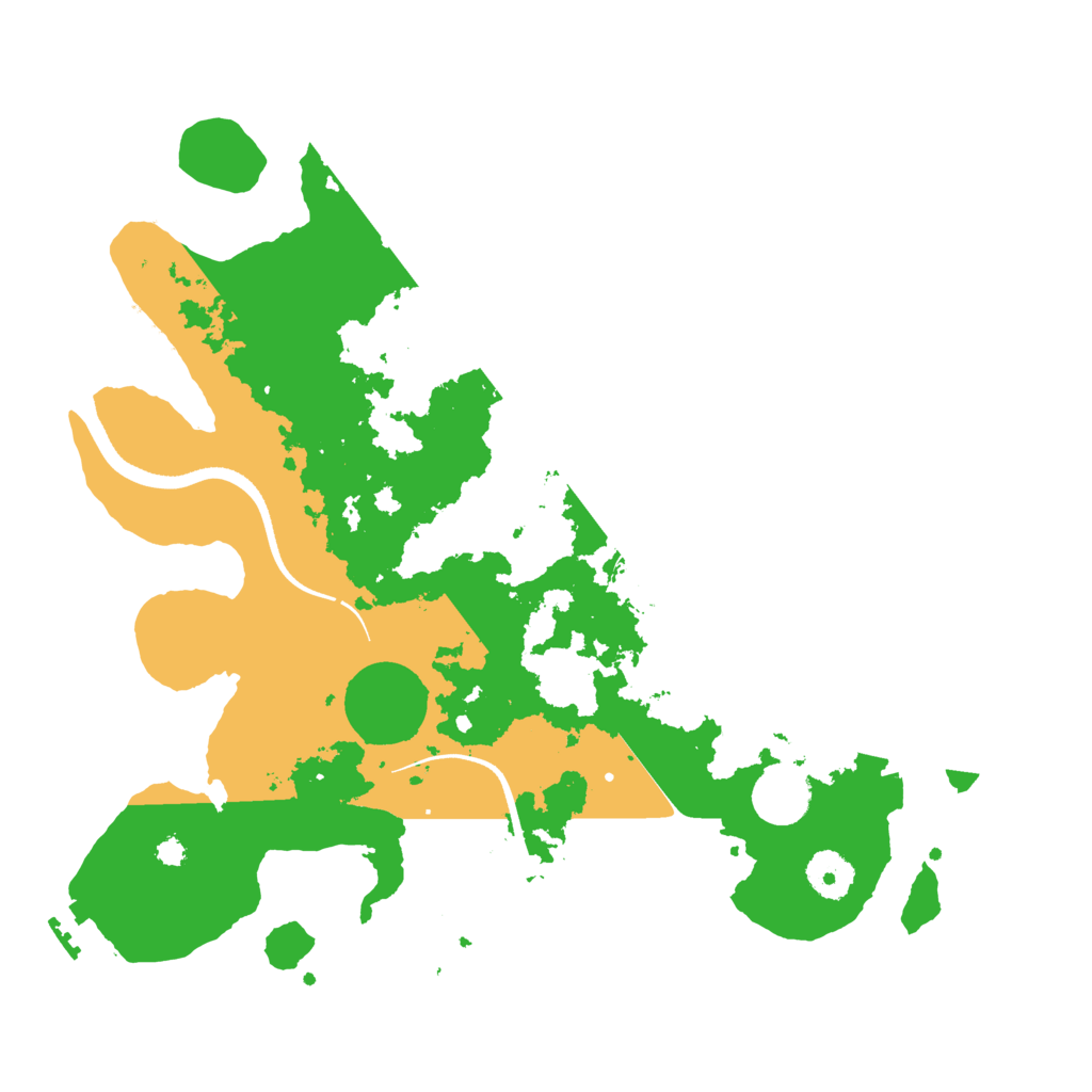 Biome Rust Map: Procedural Map, Size: 3500, Seed: 5024599