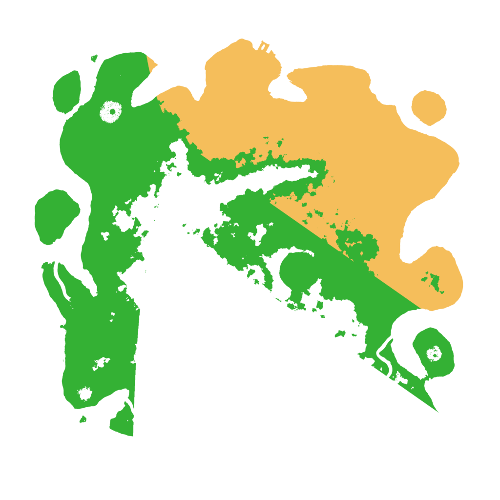 Biome Rust Map: Procedural Map, Size: 3500, Seed: 766470329