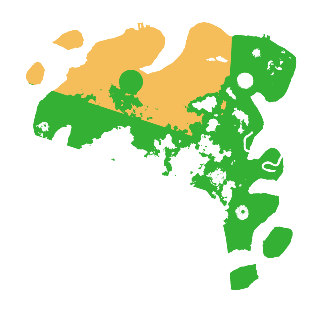 Biome Rust Map: Procedural Map, Size: 3500, Seed: 792154048