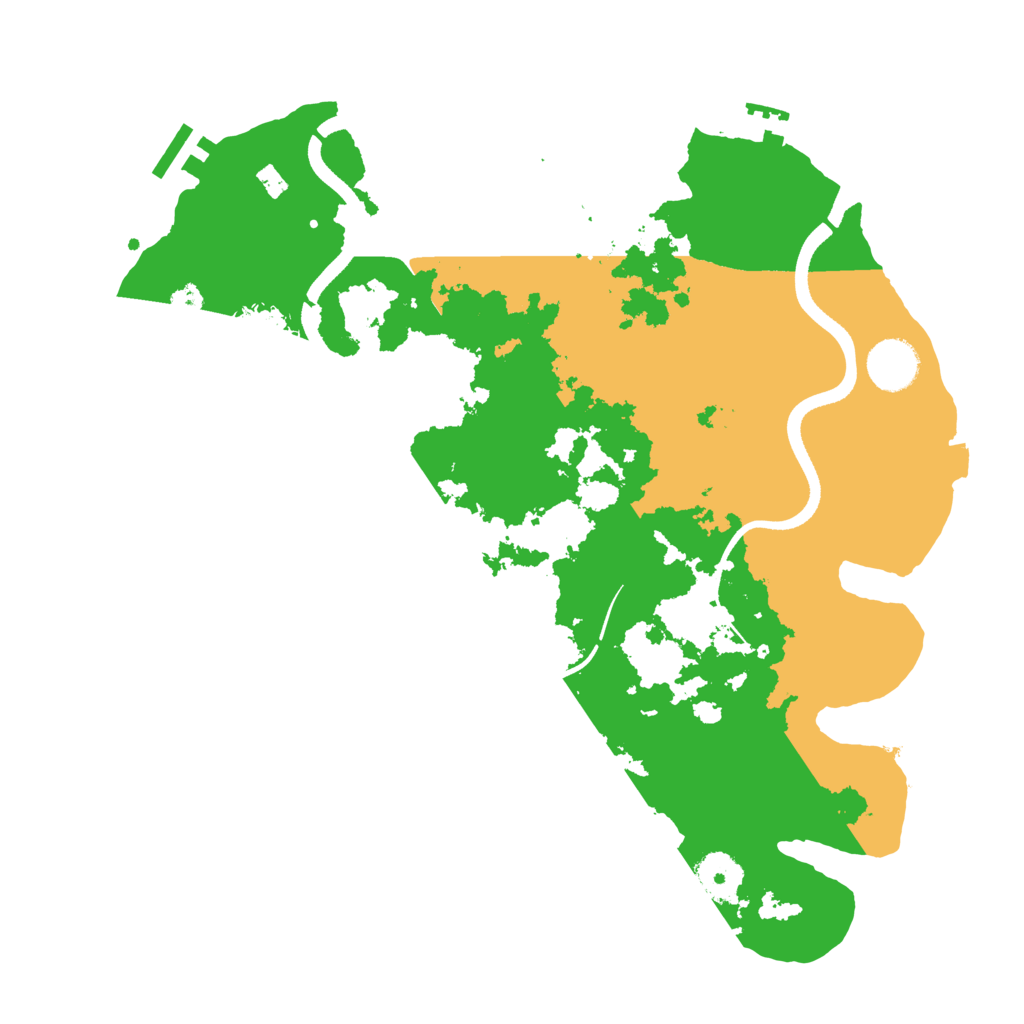 Biome Rust Map: Procedural Map, Size: 3500, Seed: 879166846