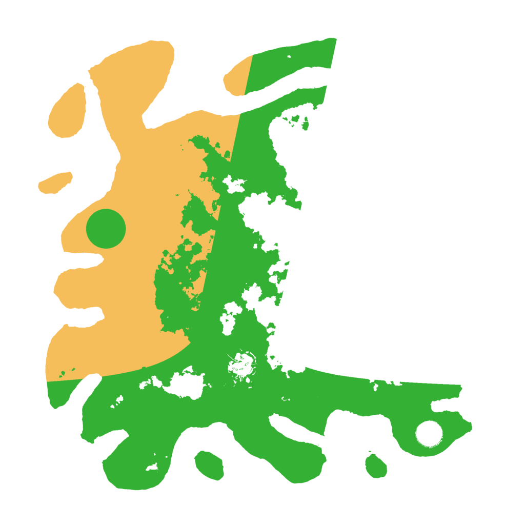 Biome Rust Map: Barren, Size: 3500, Seed: 423753079