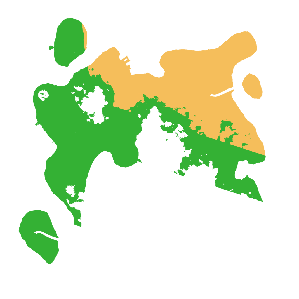 Biome Rust Map: Procedural Map, Size: 3000, Seed: 32212