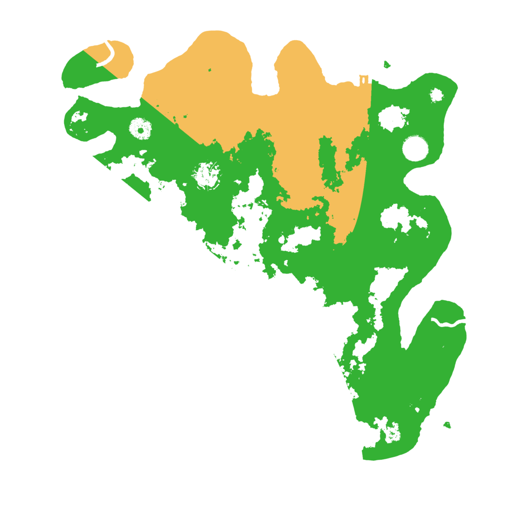 Biome Rust Map: Procedural Map, Size: 3500, Seed: 19173633