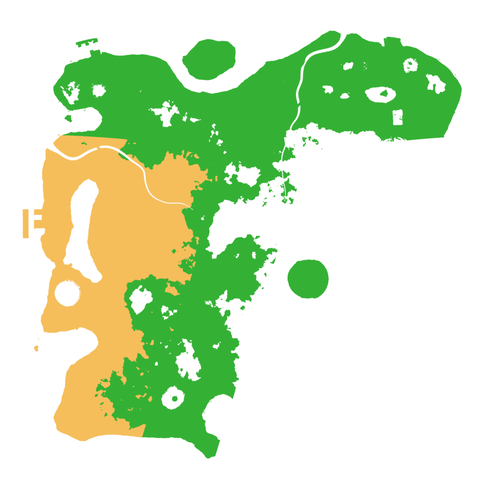 Biome Rust Map: Procedural Map, Size: 3500, Seed: 44724359