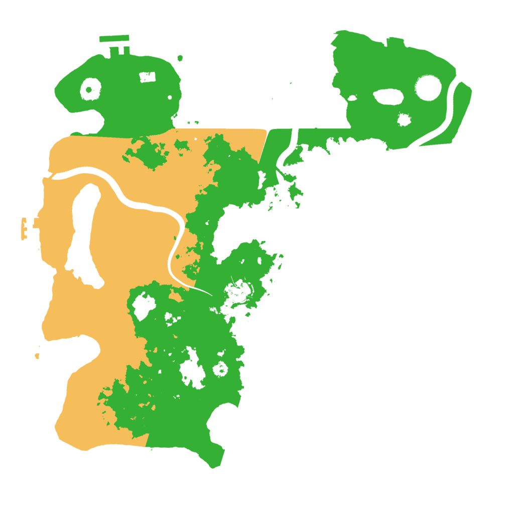 Biome Rust Map: Procedural Map, Size: 3500, Seed: 44724359