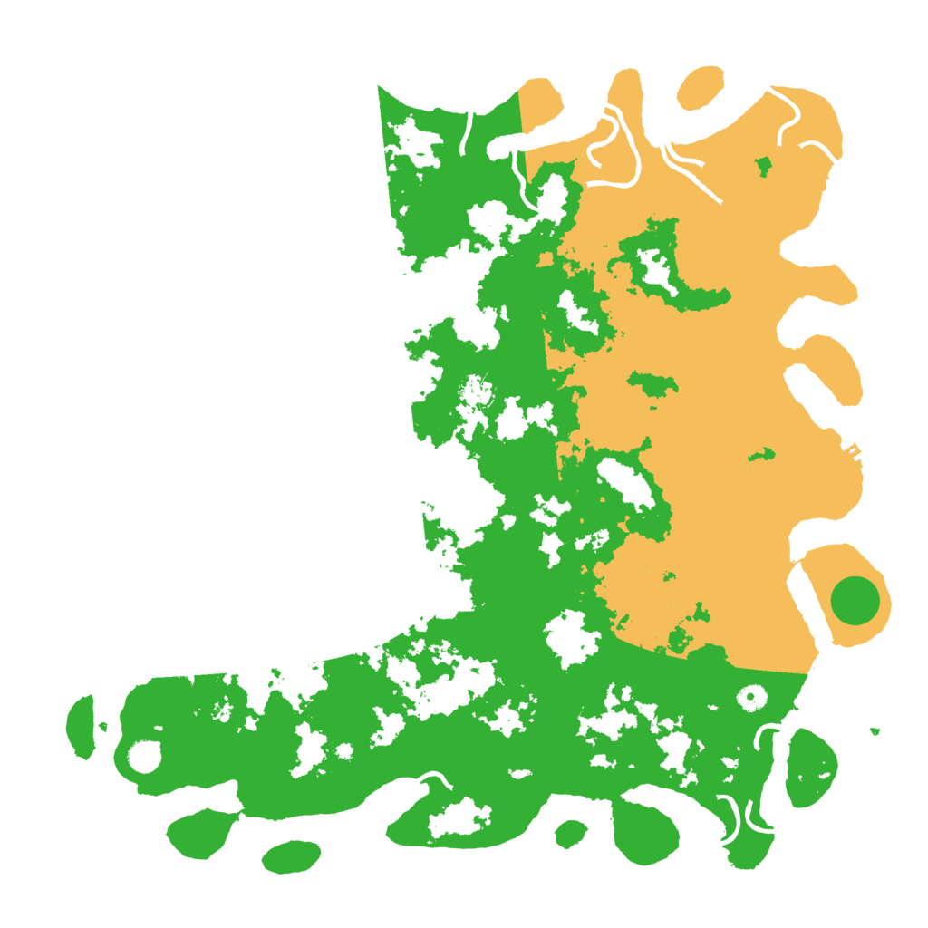 Biome Rust Map: Procedural Map, Size: 5000, Seed: 632322026