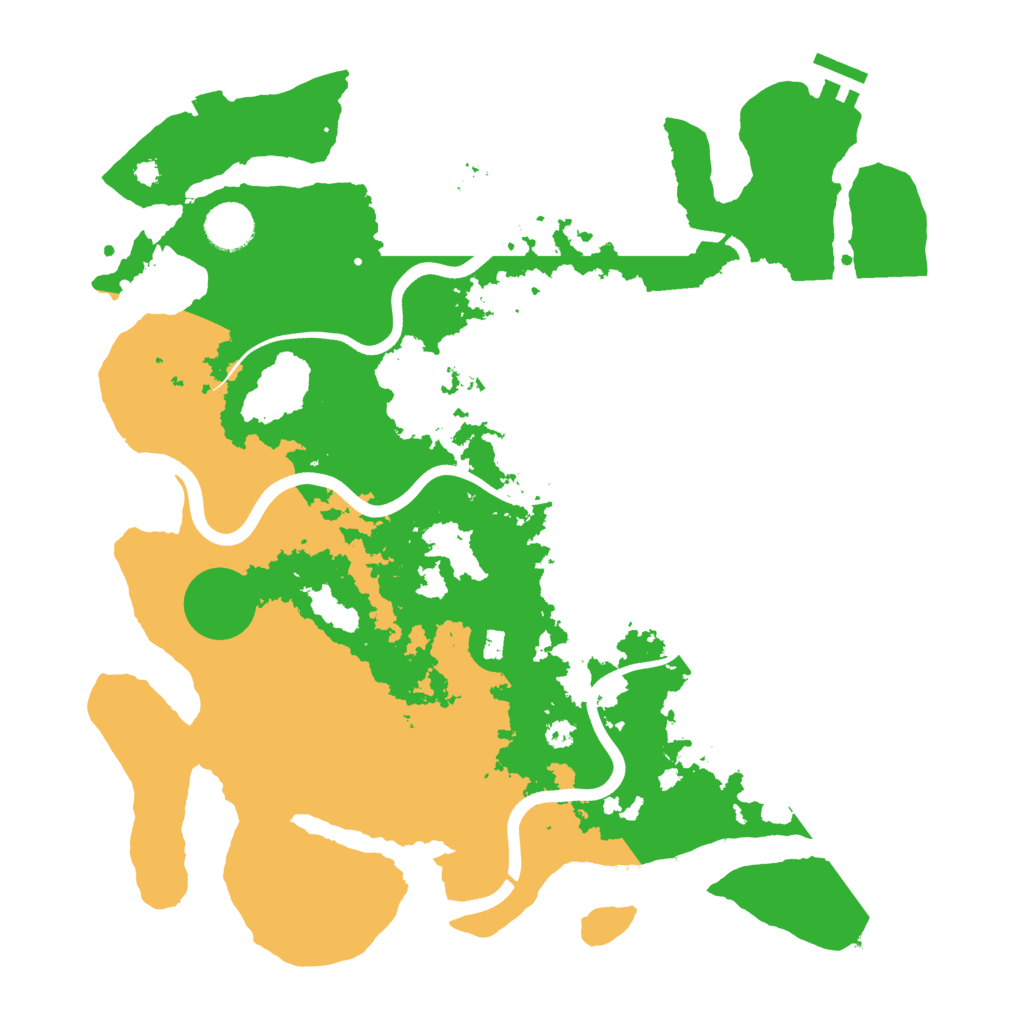 Biome Rust Map: Procedural Map, Size: 3750, Seed: 1217140633