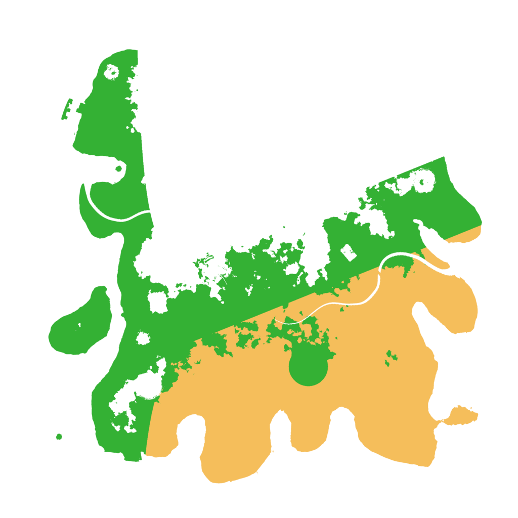 Biome Rust Map: Procedural Map, Size: 3500, Seed: 56143851