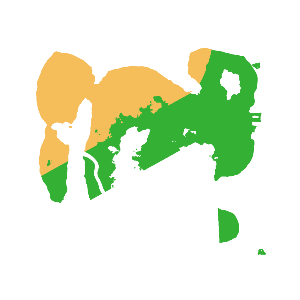 Biome Rust Map: Procedural Map, Size: 2000, Seed: 4345312